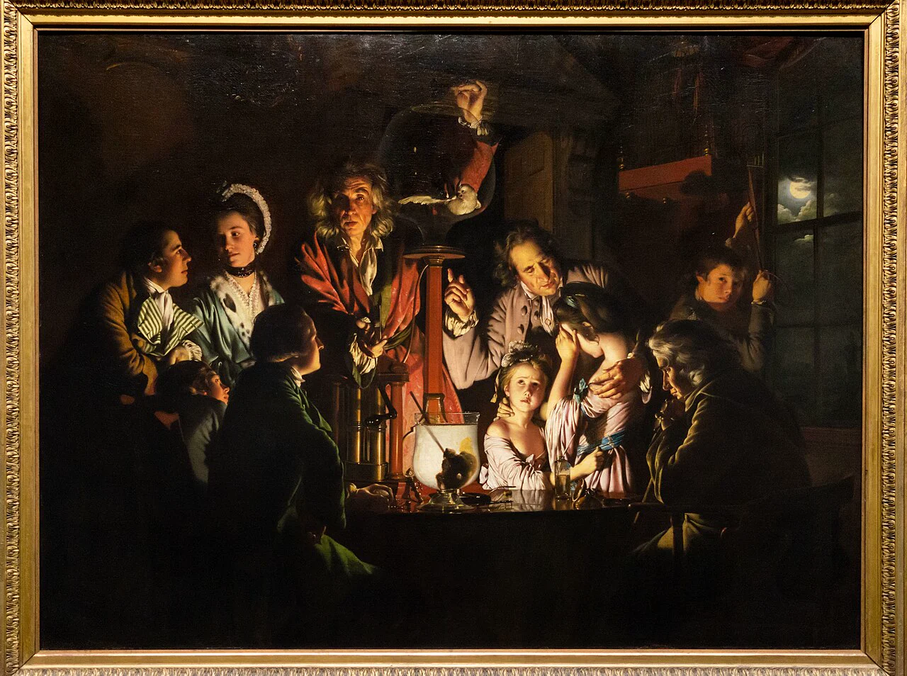 An Experiment on a Bird in the Air Pump by Joseph Wright of Derby